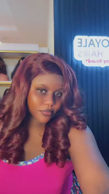 ARIELLE LUXE BOUNCE (BURGUNDY)